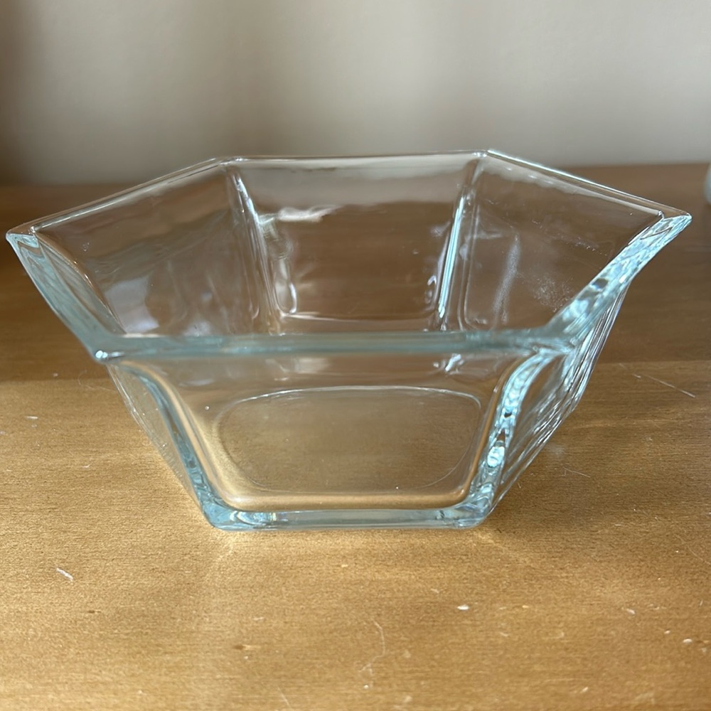 Vintage Octagon Shaped Bowl. 6.5 inches.